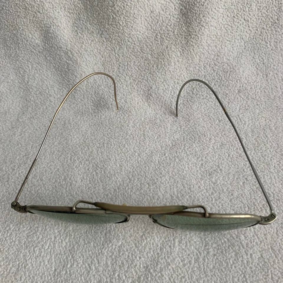 Gafas de sol vintage Aviator Bausch & Lomb tinte verde 1/10 12k GF Ranger Foto 3 de 4