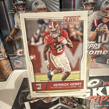 2016 Panini Score Derrick Henry Alabama Crimson Tide Rookie Card #345. rookie card picture
