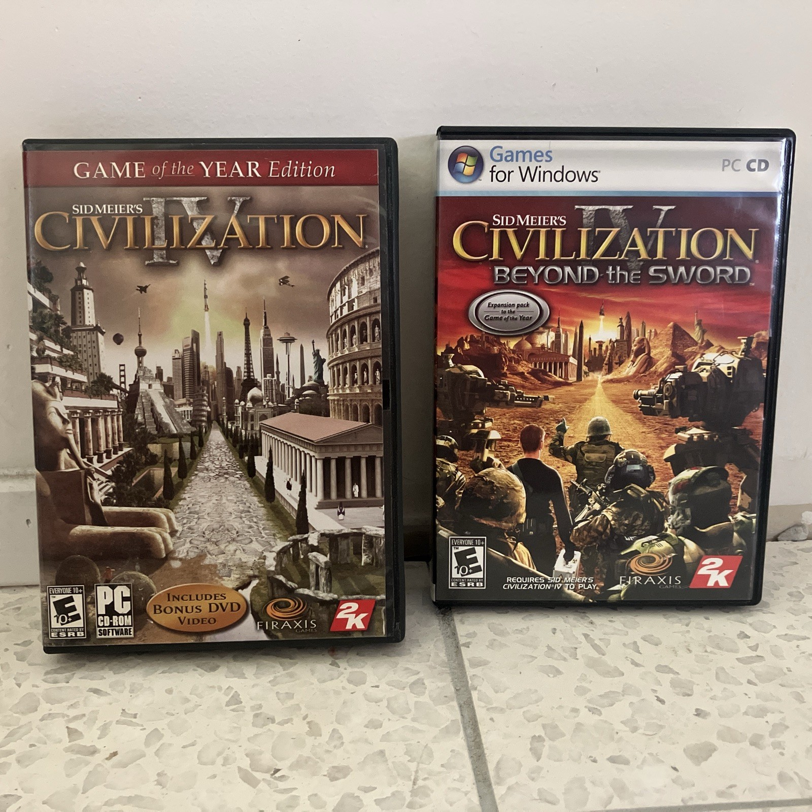 Sid Meier's Civilization IV and Beyond the Sword Expansion, PC