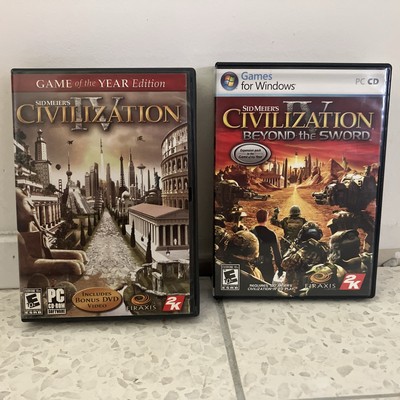 Sid Meier's Civilization IV and Beyond the Sword Expansion, PC