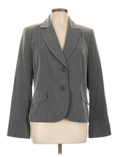 DressBarn Women Gray Blazer 12