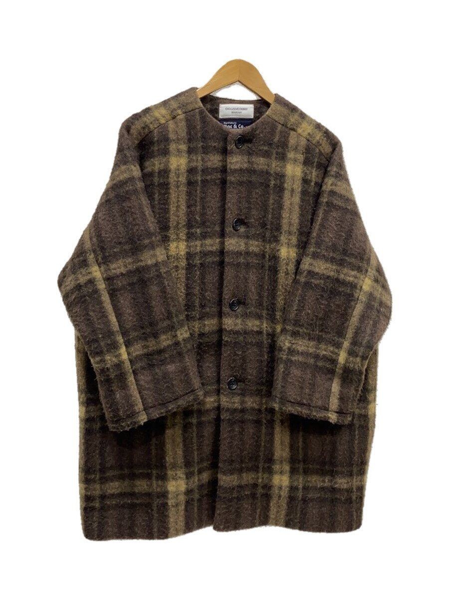 ALTRA BEAMS Altro Cappotto Poliestere BRW 13 19 0045 803 23AW Sliver Check