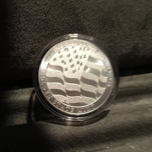 2 oz Double Eagle Flag of Strength Freedom Pride .999 silver bullion