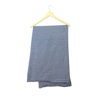 Pottery Barn PB Teen Organic Chambray Sheet Set Blue XL Twin Top & Bottom READ