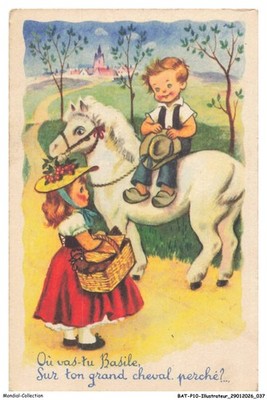 BATP10-0821-ILLUSTRATOR - OR WILL YOU BASILE - ON YOUR BIG HORSE POLE