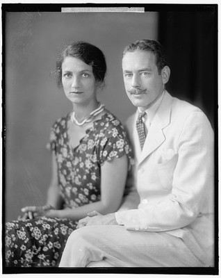Photo:Dean G. Acheson and Woman Portrait