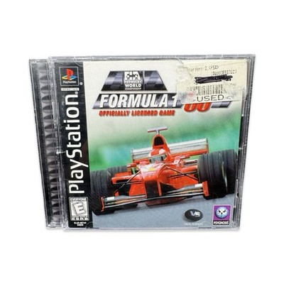 Vintage 90s PlayStation PS1 Formula 1 98 Racing Video Game Case Manual UNTESTED