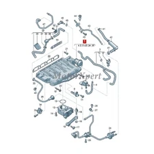 06H133201AT For 2008-13 Audi A4 A5 A6 OEM MANN+HUMMEL Intake Manifold Assembly