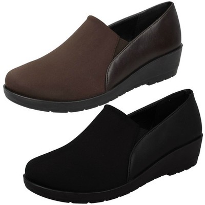 Damen Eaze Synthetische Slip-On Mid Wedge Schuhe