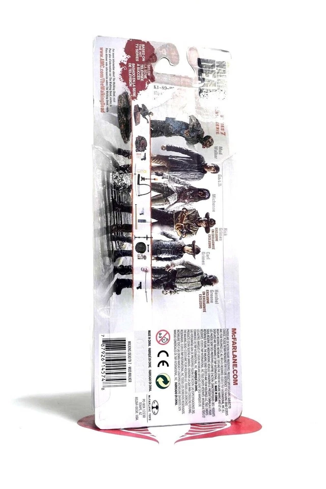 The Walking Dead Action Figure Mud Walker Series 7 McFarlane Toys Sealed MIB - Image 2 of 2