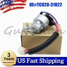 Ignition Switch Ignition Lock with Keys TC020-31822 For Kubota L4600DT MX4700F