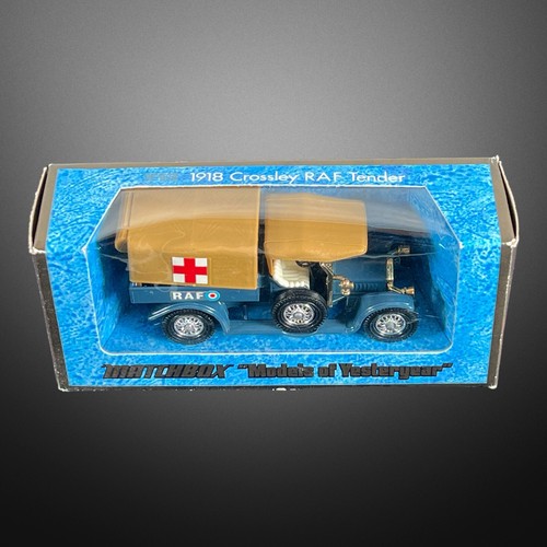 MATCHBOX LESNEY YESTERYEAR Y13 1918 CROSSLEY RAF TENDER NOS - Picture 2 of 5