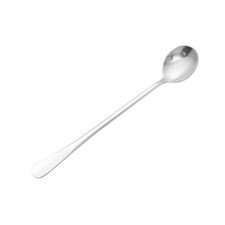 1/2/4X Long Handled Stainless Steel Coffee Spoon Cold Tea Spoon Drink Ice Cream