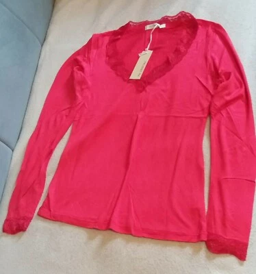 Tee shirt manches longues femme ROUGE TU - Photo 1/4