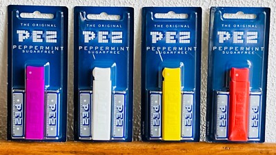 SET THE ORIGINAL PEZ DISPENSER FROM 1995 - PEPPERMINT - VINTAGE