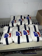 Vintage hole-in-none sports socks Striped White Navy Lot Of 7
