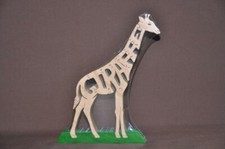 Giraffe Zoo Safari Animal Amish Made Wood Toy Puzzle Animal Figurine Art