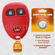 Keyless Entry Remote for 2008 2009 2010 Saturn Vue Car Key Fob Red