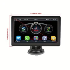 7'' Touch Screen Car Stereo Radio Portable CarPlay&Android FM With Rear Camera