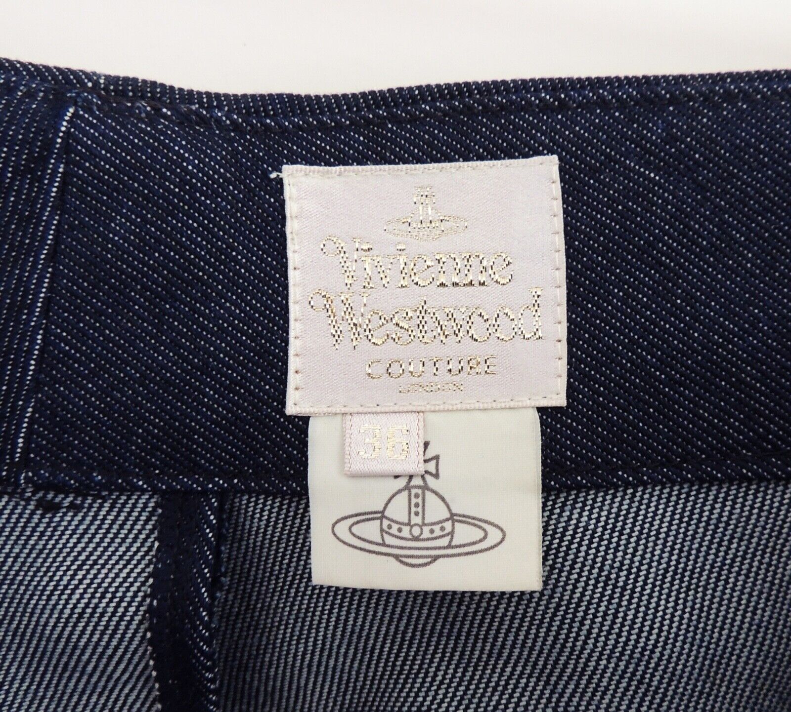 VIVIENNE WESTWOOD - Indigo Denim bondage Pants Je… - image 11