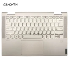Lenovo YOGA C740-14 C740-14IML Palmrest Upper Case w/ US Backlit Keyboard (Gold)