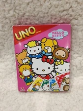 2012 Hello Kitty UNO Card Game Exclusive w/ "Hello Kitty BOW" Mattel Cardinal