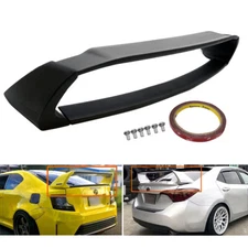For 09-13 Toyota Corolla JDM ABS Unpainted Mugen Style 4Pic Trunk Wing Spoiler