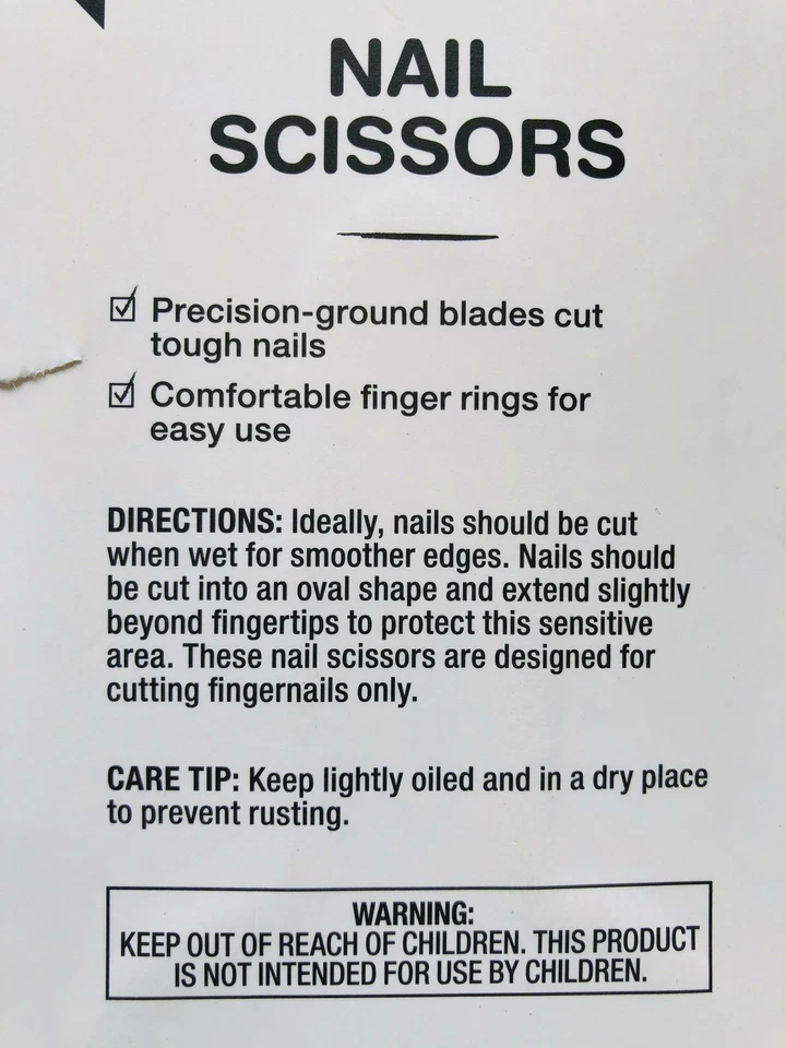 Tijeras para uñas Walgreens cuchillas de tierra de precisión anillos para dedos para fácil uso Foto 3 de 4