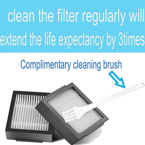For iRobot Roomba i7 i7+i7 Plus i8 E5 E6 E7 Replacement Parts Brush Filters Bag - Picture 8 of 18