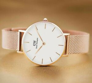 Daniel Wellington Classic Petite Melrose Dw Damenuhr Neu Dw Uhr Ebay