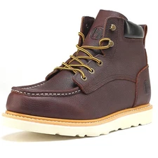 Soft Moc Toe EH Mens Work Boots Construction Non-Slip Water Resistant (305)