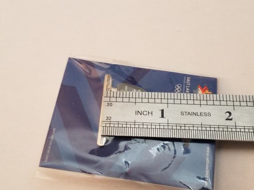 Prendedor recuerdo de los Juegos Olímpicos de Invierno de Salt Lake 2002 con licencia oficial ¡Como nuevo! - Imagen 6 de 7