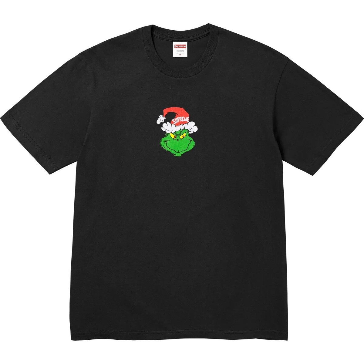 SUPREME Grinch Black Tee - SIZE Large FW24 GRINCH TEE | eBay
