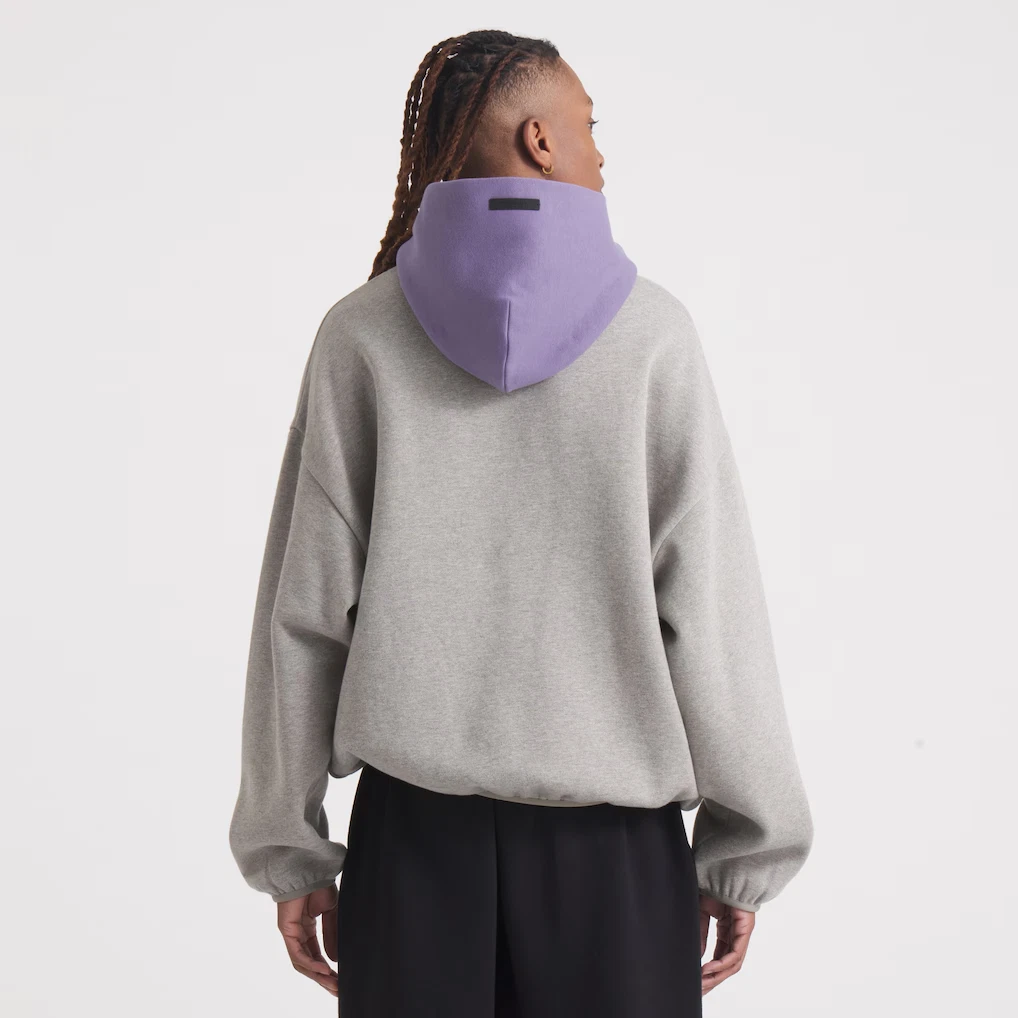 Felpa con cappuccio maglione Sacramento Kings Fear of God NBA x ESSENTIALS grigio