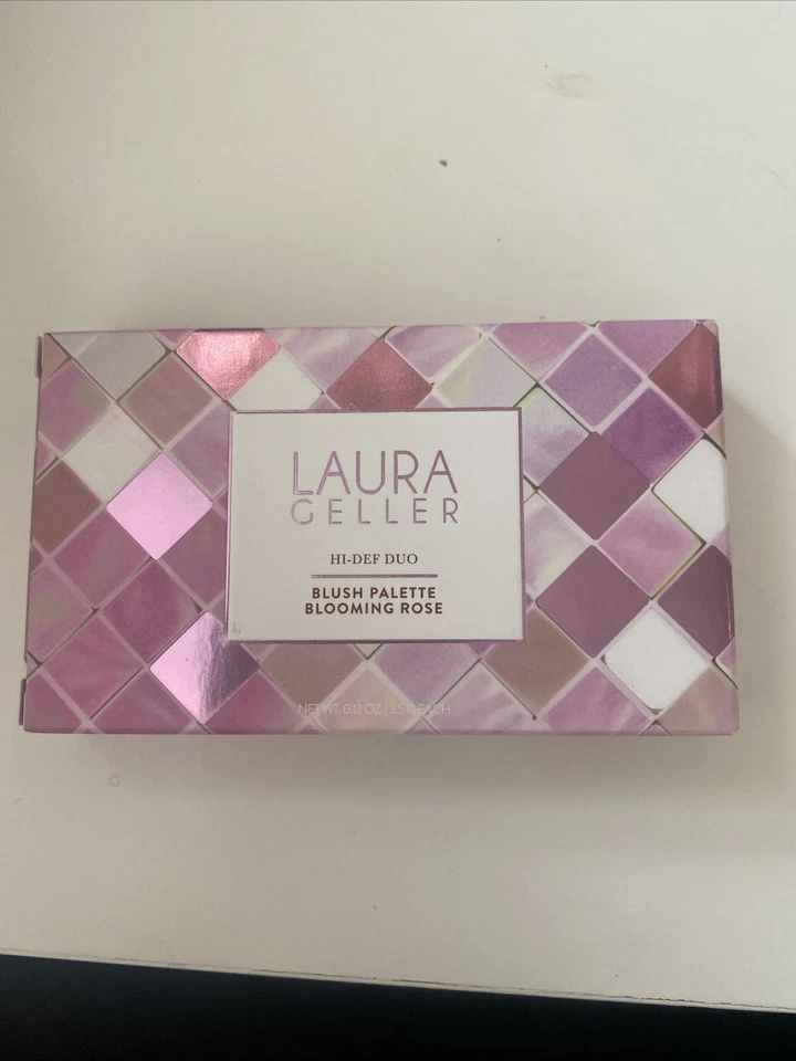 Paleta de rubor Laura Geller Blooming Rose Hi Def Duo nueva en caja Foto 2 de 4