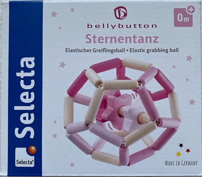 Selecta Bellybutton Star Dance Grasping Toy Wooden Toy Toddler Toy 64021