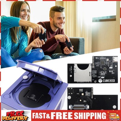 CUBEODE V1.2 GC Loder Plug and Play Black Durable for NGC GameCube Game Console 