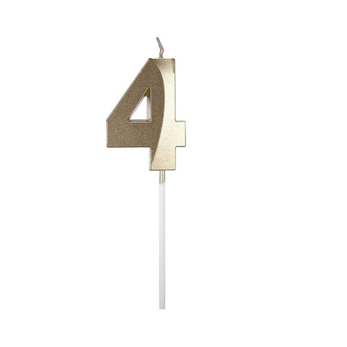Geburtstagskerzen verlängert große Zahlenkerze bunt 3D Design Cake Topper 0-9 - Bild 143 von 159