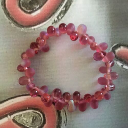 Breast Cancer Awareness Pink Crystal Bracelet  - Picture 1 of 3