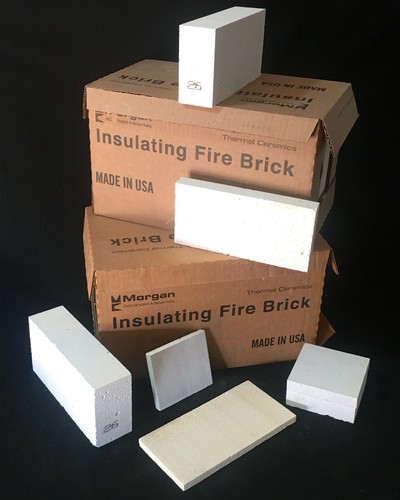 K26 Insulating Firebricks ONE 9 x4.5x2 and TWO 9x4.5x1 Thermal Ceramics Box of 3 - 第 1/11 張圖片