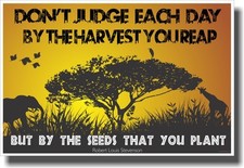 Don't Judge Each Day - NEW Classroom Motivational Poster