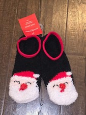 Christmas Pair of Socks Holiday Sz 4-10 Women's Santa Claus NWT Holiday