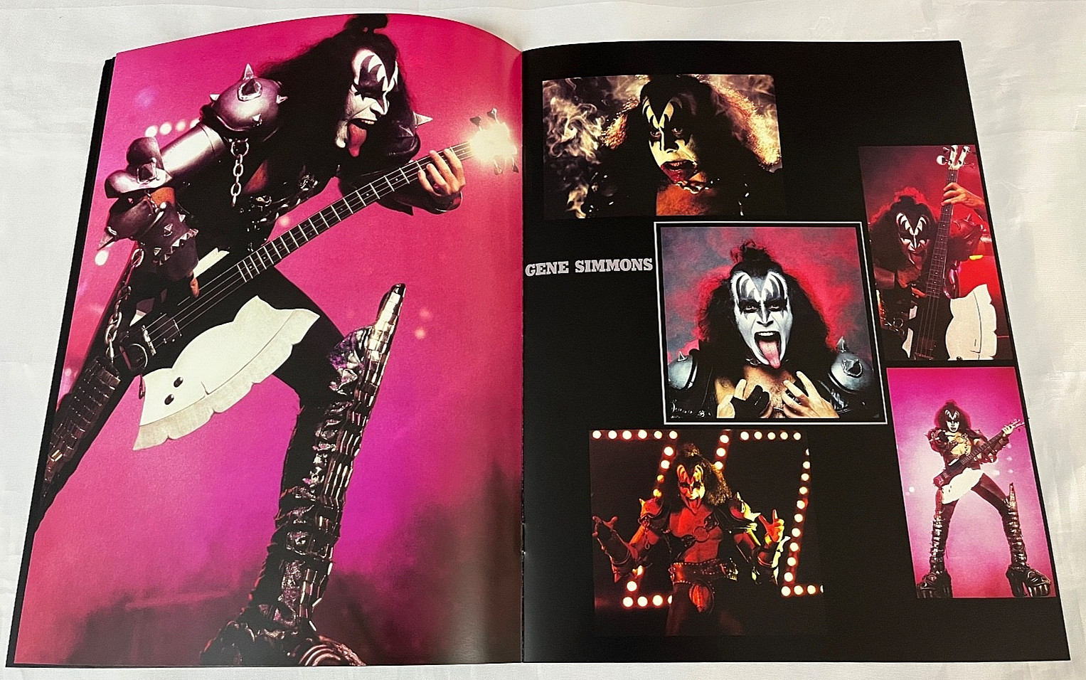 KISS CREATURES OF NIGHT 40 Anniv Deluxe Box Set Tour Book Program GENE PAUL ACE
