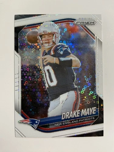 2025 Panini Prizm - Drake Maye #165 White Disco Prizm