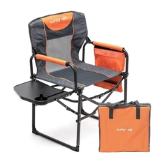 SUNNYFEEL Camping Directors Chair, Heavy Duty,Oversized Portable Folding Chai...