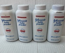Vintage Johnson s Baby Powder 4 4 oz TALC Mildness Pink Label 16 Oz 1996 Full