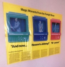 Johnny Carson Tonight Show television poster