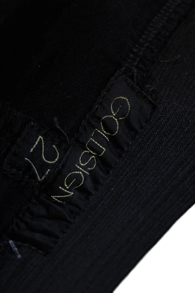 Jegging al tobillo para mujer Goldsign negro mezcla de poli nailon talla 27 Foto 4 de 4