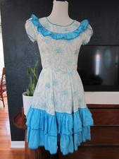 платья VTG Square Dance Prairie Dress