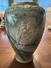 Rare Nippon Moriage Owl Vase.  Buy It Now & Free Shipping In The U.S.
